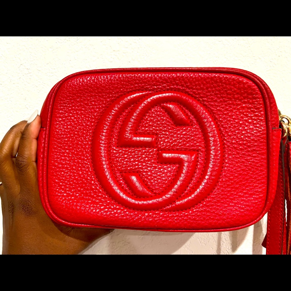 Inspired red purse